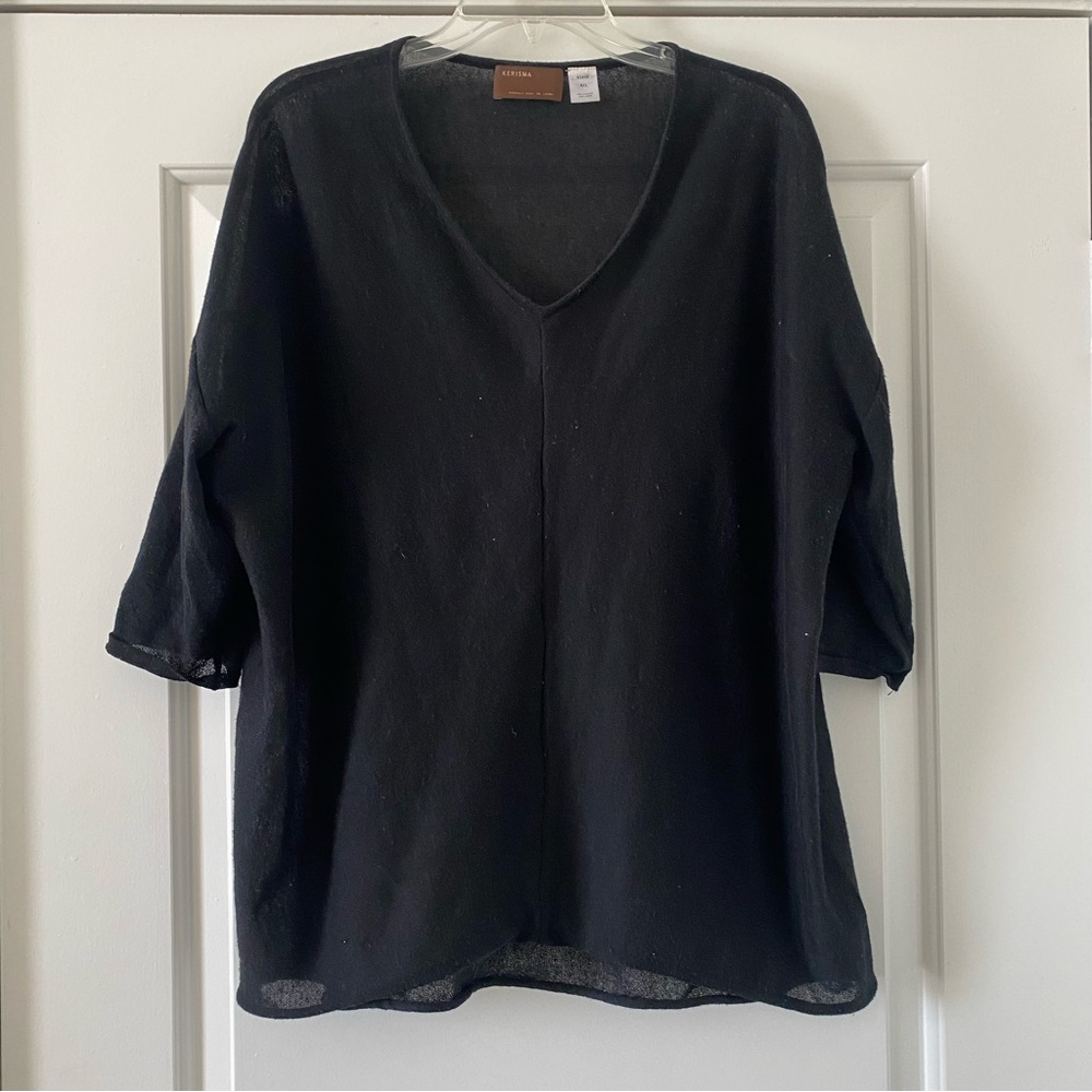 Black Sweater Top